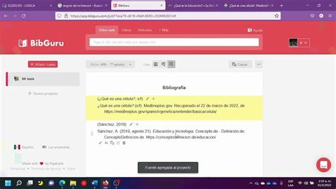 bibguru referencias|COMO USAR BIBGURU PARA HACER REFERENCIAS。